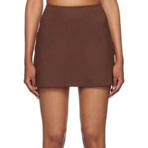 girlfriend collective Brown Active Skort